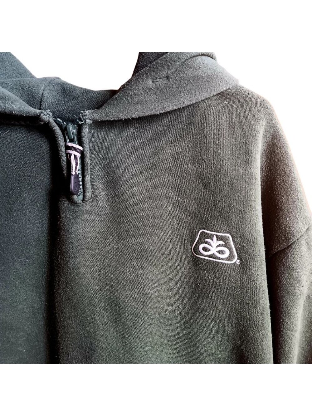 Large Farm Swag Hoody Pioneer Seeds Reverse WeaveLogo Mens Kangaroo Pocket